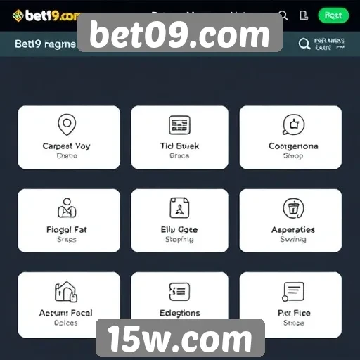 Recursos e funcionalidades disponíveis no bet09.com